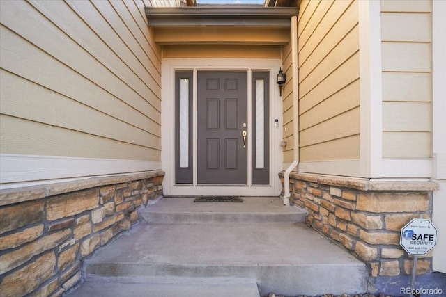 view of entrance to property