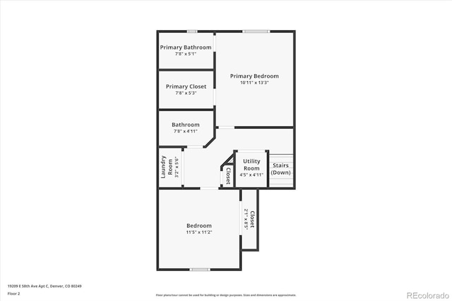 19209 E 58th Ave Unit C, Denver, CO 80249 - view of floor plan / room layout