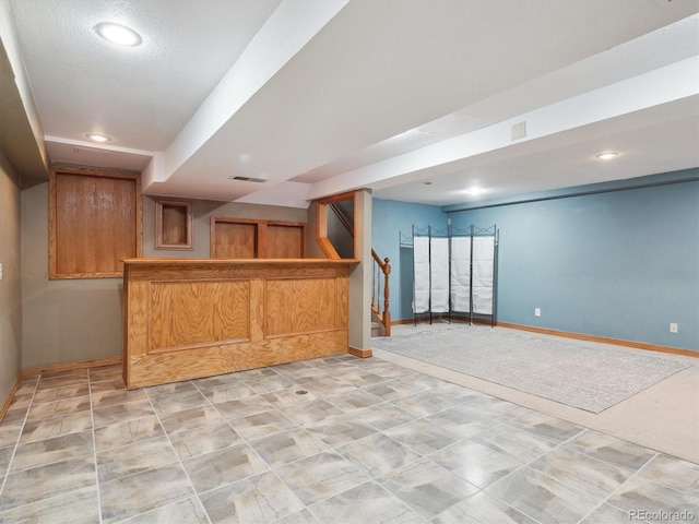 5945 W Morraine Ave, Littleton, CO 80128 - interior space with baseboards, visible vents, and recessed lighting