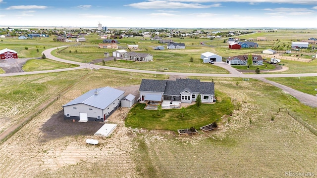196 W 8th Ave, Byers, CO 80103 - aerial view of property and surrounding area