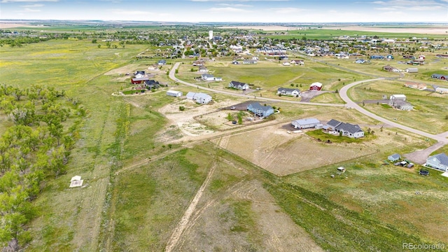 196 W 8th Ave, Byers, CO 80103 - aerial view of property's location featuring rural landscape