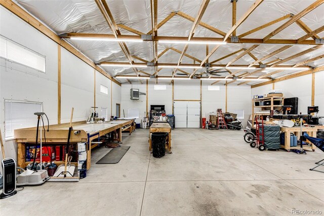196 W 8th Ave, Byers, CO 80103 - garage with a workshop area