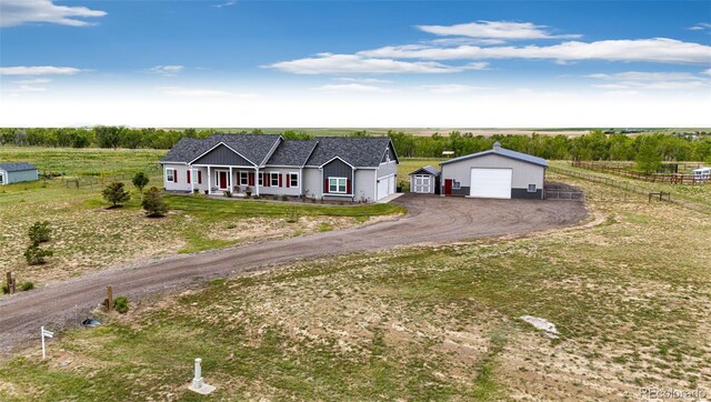 196 W 8th Ave, Byers, CO 80103 - aerial view of sparsely populated area