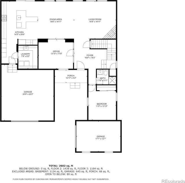 11023 Pastel Pt, Parker, CO 80134 - floor plan