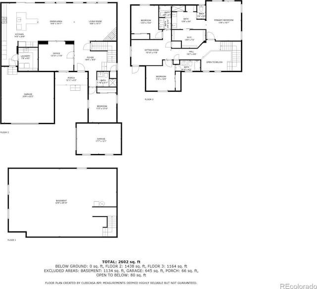 11023 Pastel Pt, Parker, CO 80134 - floor plan