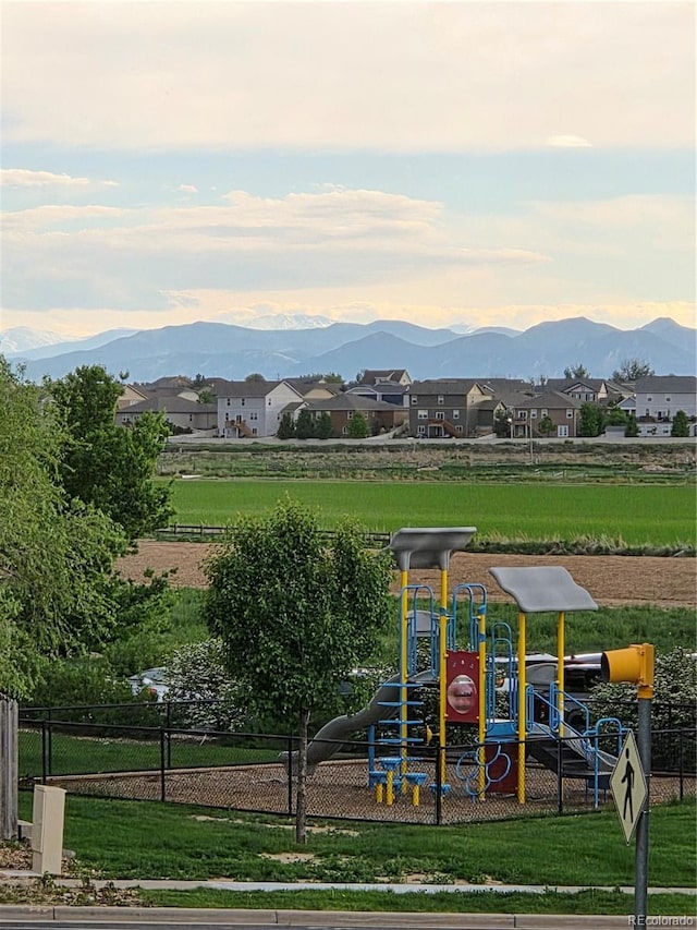 10818 Cimarron St Unit 206, Firestone, CO 80504 - community playground with a mountain view