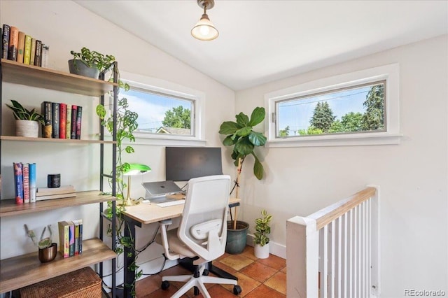 3622 Lowell Blvd, Denver, CO 80211 - home office with plenty of natural light and lofted ceiling