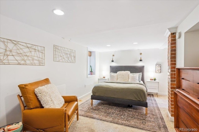 3622 Lowell Blvd, Denver, CO 80211 - carpeted bedroom with baseboards and recessed lighting