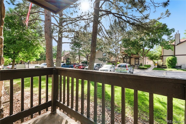 1758 S Pitkin Cir Unit A, Aurora, CO 80017 - balcony with a residential view
