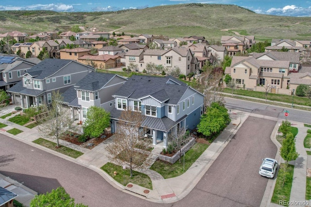 10365 Prairie Sky Pl, Lone Tree, CO 80124 - aerial perspective of suburban area featuring mountains
