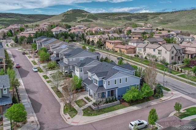 10365 Prairie Sky Pl, Lone Tree, CO 80124 - aerial perspective of suburban area with a mountainous background