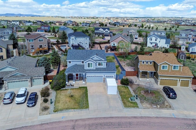 9172 Sunningdale Rd, Peyton, CO 80831 - drone / aerial view featuring a residential view