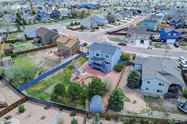 9172 Sunningdale Rd, Peyton, CO 80831 - bird's eye view with a residential view
