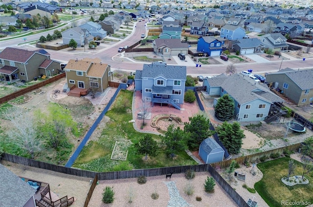 9172 Sunningdale Rd, Peyton, CO 80831 - bird's eye view with a residential view