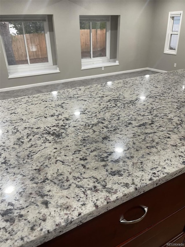 3092 S Kearney St, Denver, CO 80222 - kitchen view of light stone countertops