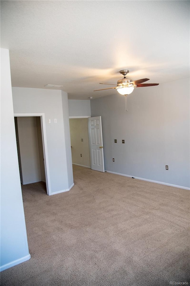 16180 E Geddes Ln Unit 14, Aurora, CO 80016 - unfurnished room with light colored carpet and ceiling fan