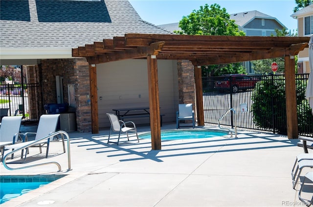16180 E Geddes Ln Unit 14, Aurora, CO 80016 - view of patio featuring a pergola