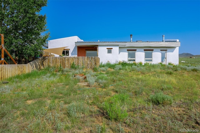 view of rear view of property