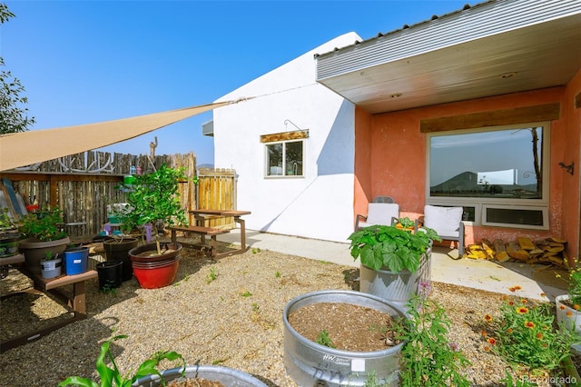 view of yard featuring a patio