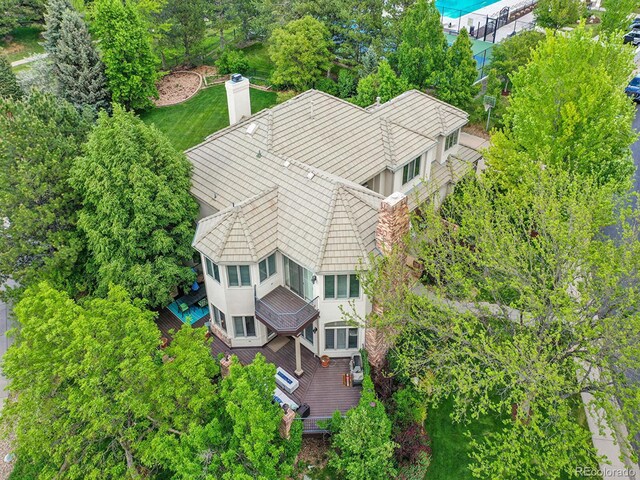 291 Fairchild Dr, Highlands Ranch, CO 80126 - view from above of property