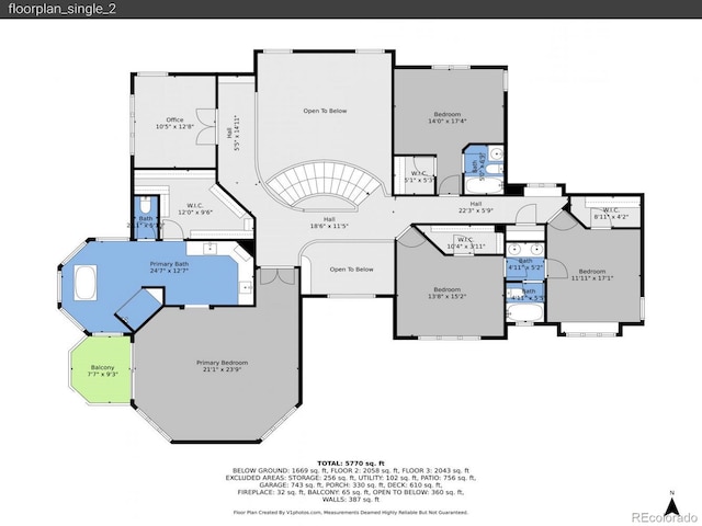 291 Fairchild Dr, Highlands Ranch, CO 80126 - room layout
