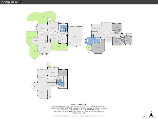 291 Fairchild Dr, Highlands Ranch, CO 80126 - property floor plan