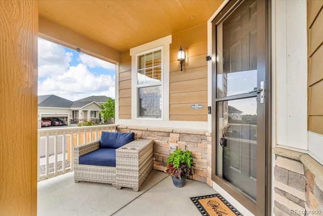 3762 White Rose Loop, Castle Rock, CO 80108 - doorway to property featuring covered porch