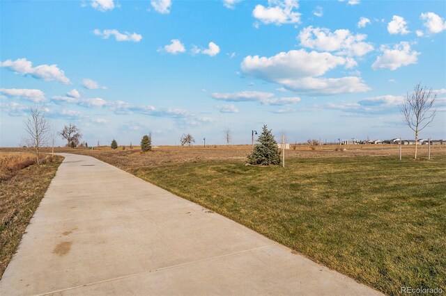 2214 Alyssa St, Fort Lupton, CO 80621 - view of grassy yard featuring a view of countryside