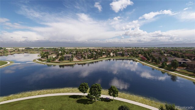 5572 Runge Ct, Timnath, CO 80547 - aerial view with a residential view and a water view