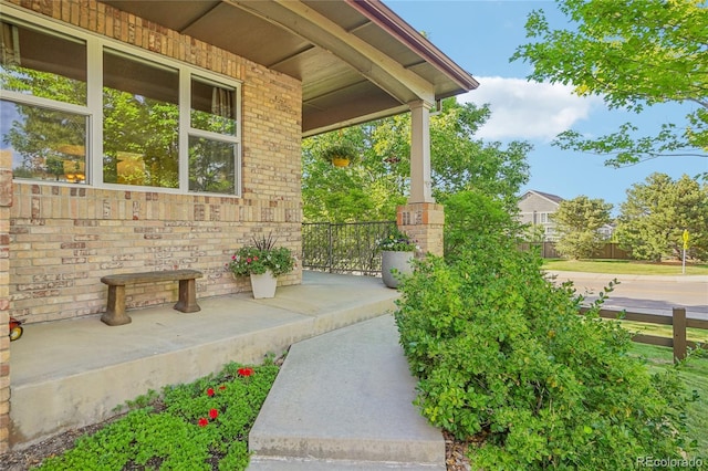 16071 Crestrock Cir, Parker, CO 80134 - view of covered porch