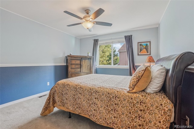 16071 Crestrock Cir, Parker, CO 80134 - bedroom with carpet and a ceiling fan