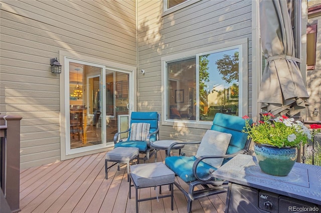 16071 Crestrock Cir, Parker, CO 80134 - view of wooden deck