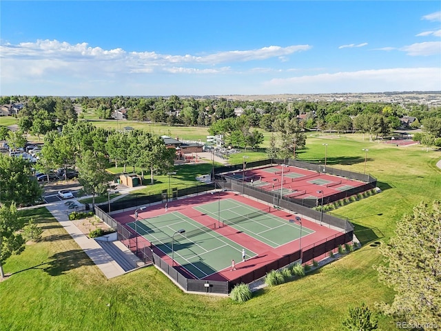 16071 Crestrock Cir, Parker, CO 80134 - aerial view of a tree filled landscape