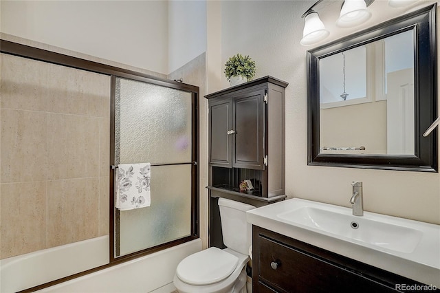 8754 Mesquite Row, Lone Tree, CO 80124 - full bathroom with vanity and shower / bath combination with glass door