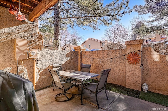 8754 Mesquite Row, Lone Tree, CO 80124 - view of patio with outdoor dining area