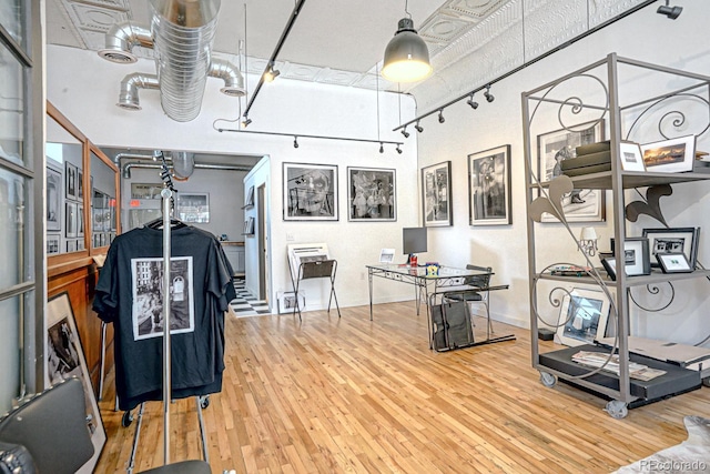 interior space featuring light hardwood / wood-style flooring