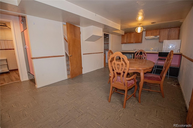 view of dining room