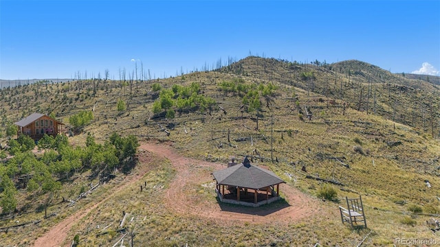 14077 S State Highway 67, Woodland Park, CO 80863 - aerial view of a mountainous background
