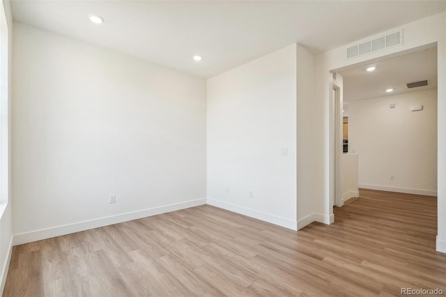 6384 E 154th Pl, Thornton, CO 80602 - unfurnished room featuring light wood-style flooring, baseboards, and recessed lighting