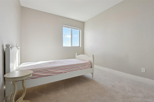 bedroom with carpet flooring