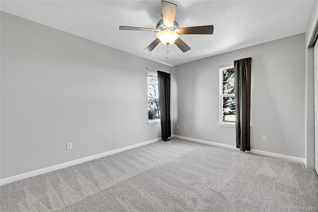 7511 S Sicily Way, Aurora, CO 80016 - carpeted empty room featuring ceiling fan and baseboards