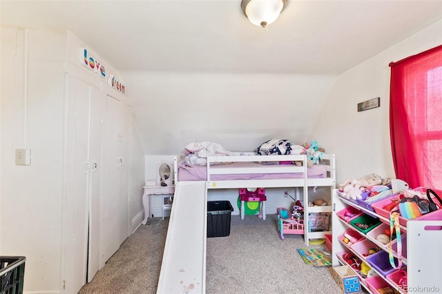 1512 E Monument St, Colorado Springs, CO 80909 - carpeted bedroom featuring vaulted ceiling