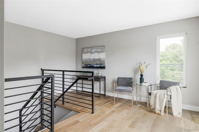 1541 Glencoe St, Denver, CO 80220 - stairway with wood finished floors and baseboards