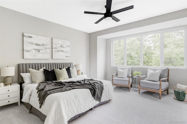 1541 Glencoe St, Denver, CO 80220 - carpeted bedroom with multiple windows and ceiling fan