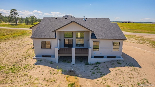 view of rear view of property