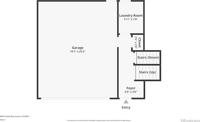 4049 S Nucla Way, Aurora, CO 80013 - view of room layout
