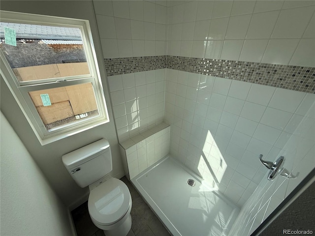 9036 Mandel St, Denver, CO 80260 - bathroom featuring a shower stall and toilet