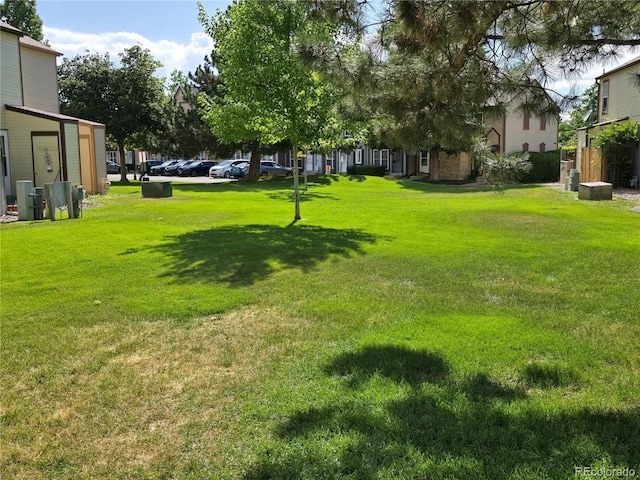 14232 E Hawaii Cir Unit A, Aurora, CO 80012 - view of grassy yard