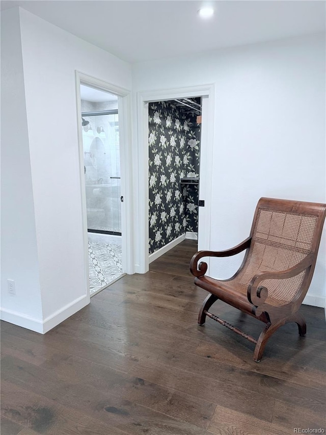 16796 E Union Ave, Aurora, CO 80015 - living area featuring wood finished floors and recessed lighting