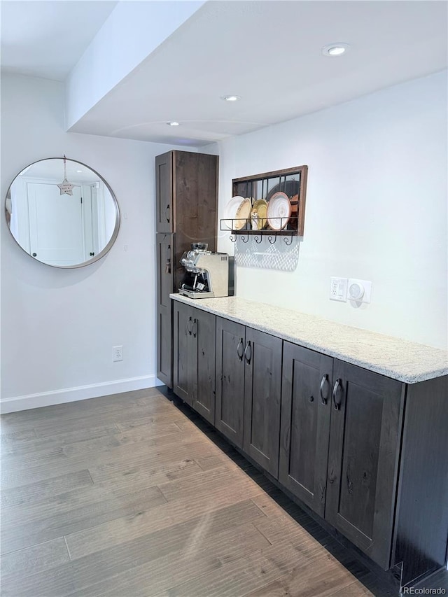 16796 E Union Ave, Aurora, CO 80015 - bar with wood finished floors and recessed lighting